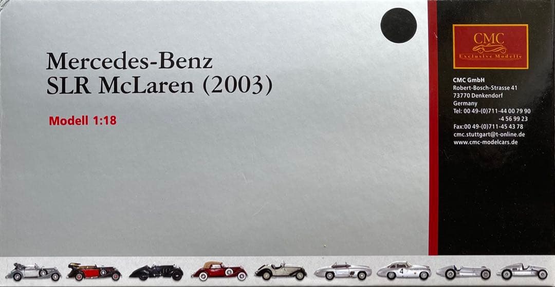 絶版新品超希少　CMC/ 1/18 メルセデスベンツ SLR ブラックメタリック