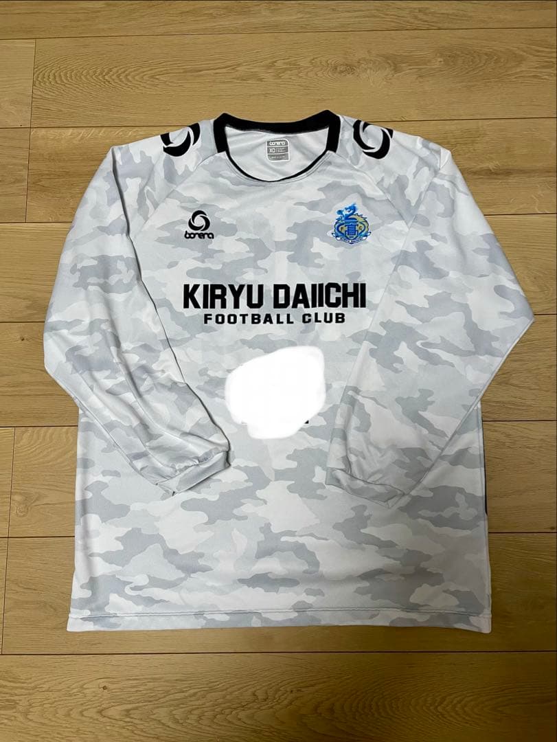 桐生第一高校サッカー部　ユニフォーム　長袖　XO bonera