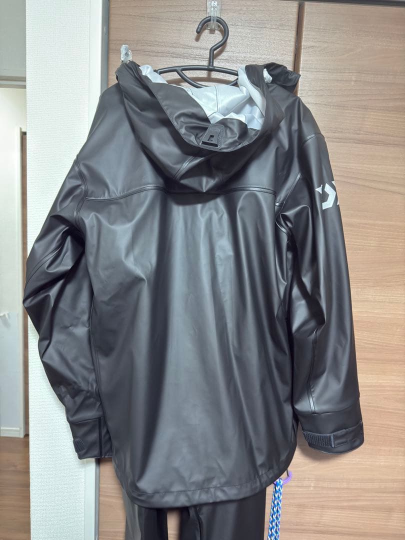 Daiwa DR-6025 ＰＵオーシャンレインスーツ　 ブラック Lサイズ