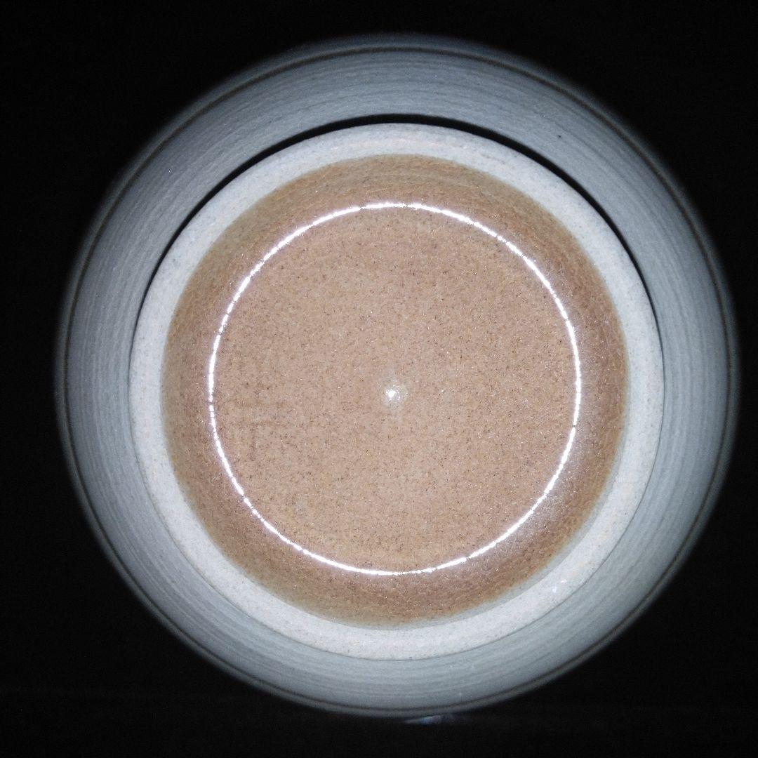 NO652 刷毛目魚文徳利　作家物　銘あり[土丁]