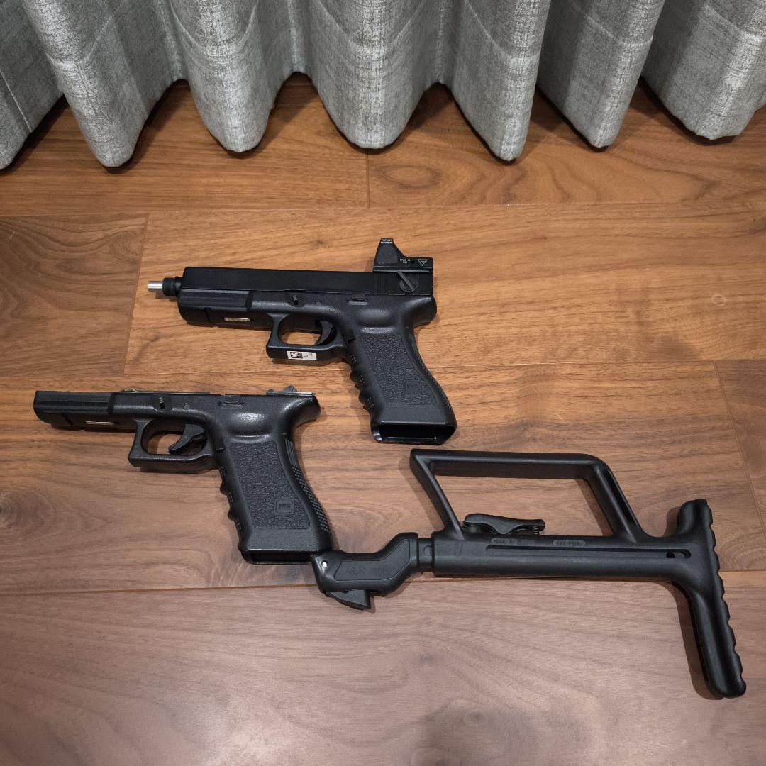 東京マルイ製Glock 18C 他 グロック関連パーツとおまけ