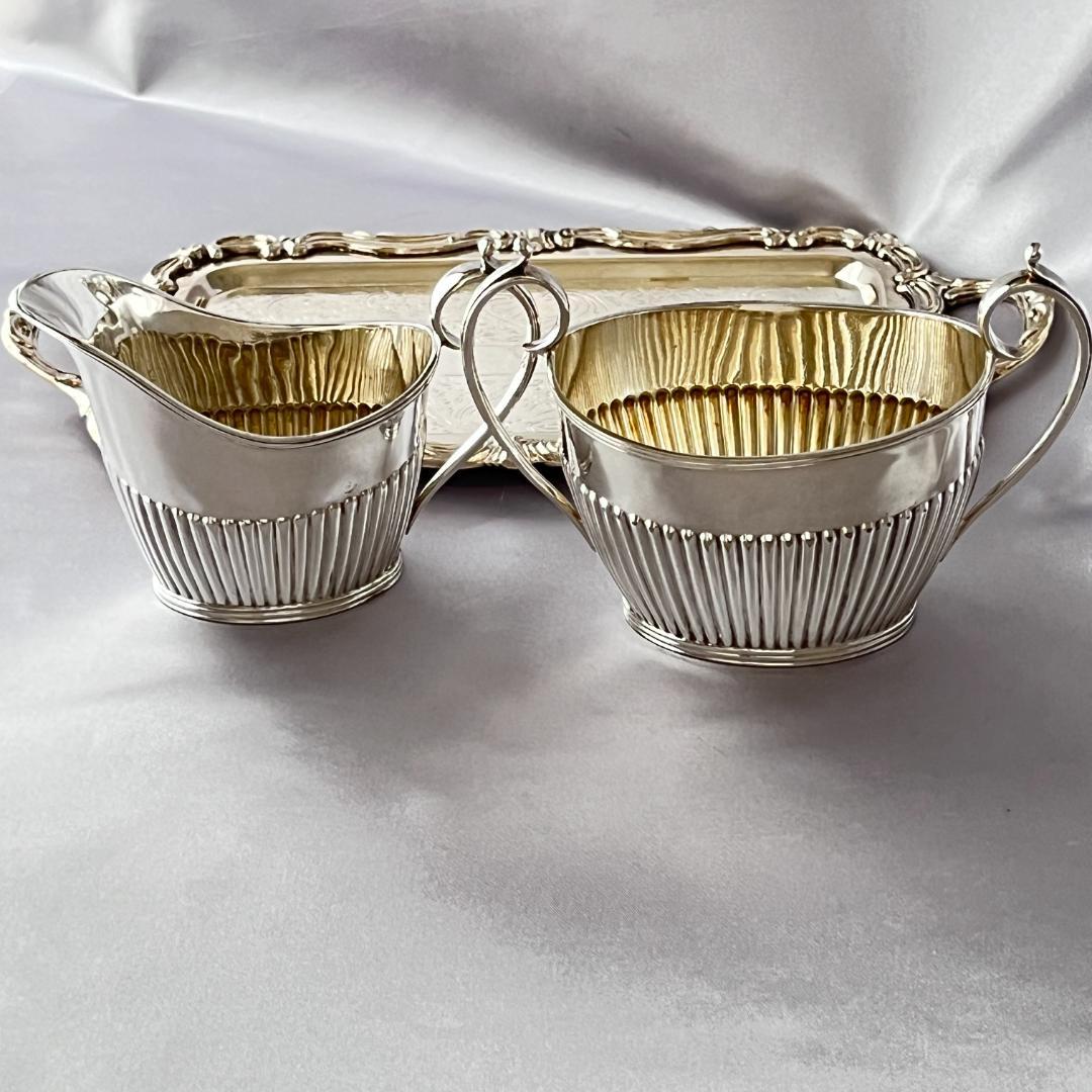 【Mappin & Webb】ミルクジャグ/シュガーボウルマッピンアンドウェッブ