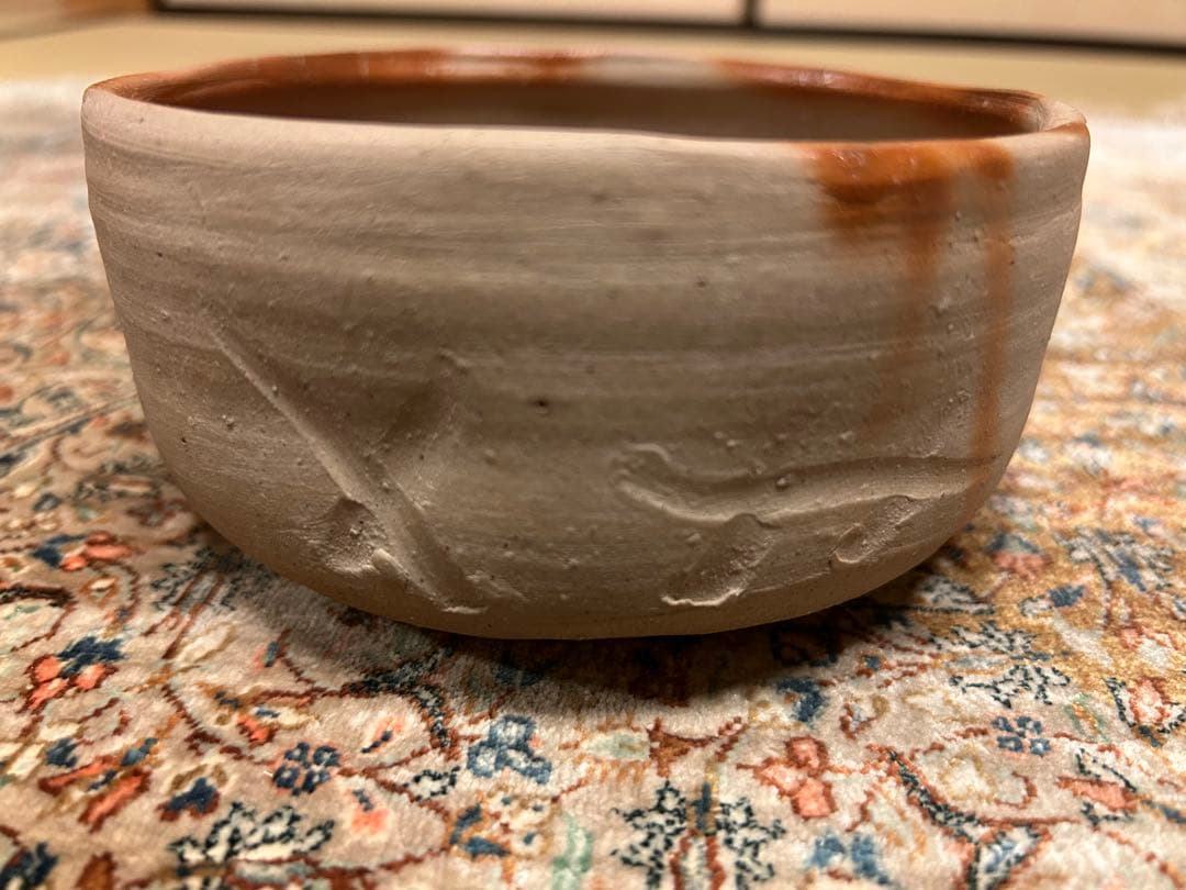 人間国宝 金重陶陽 茶碗 共箱付き