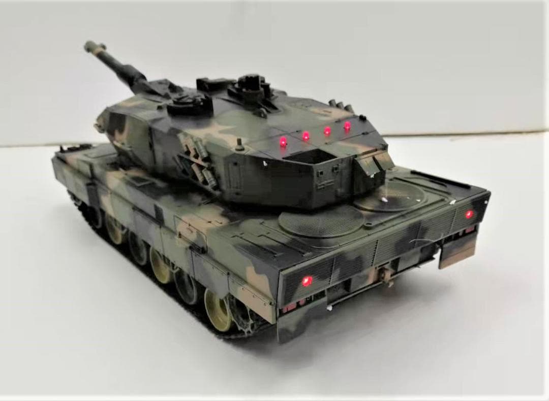 1/24戦車ラジコン　ドイツレオパルド　2.4G　BB弾・赤外線対戦・発煙