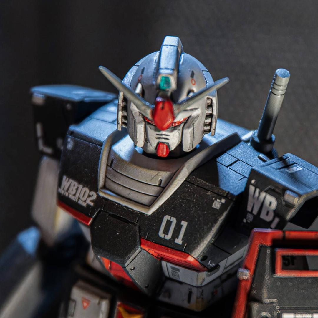 1/144スケール 旧キット ガンダム 各部改造・プロトタイプガンダム風