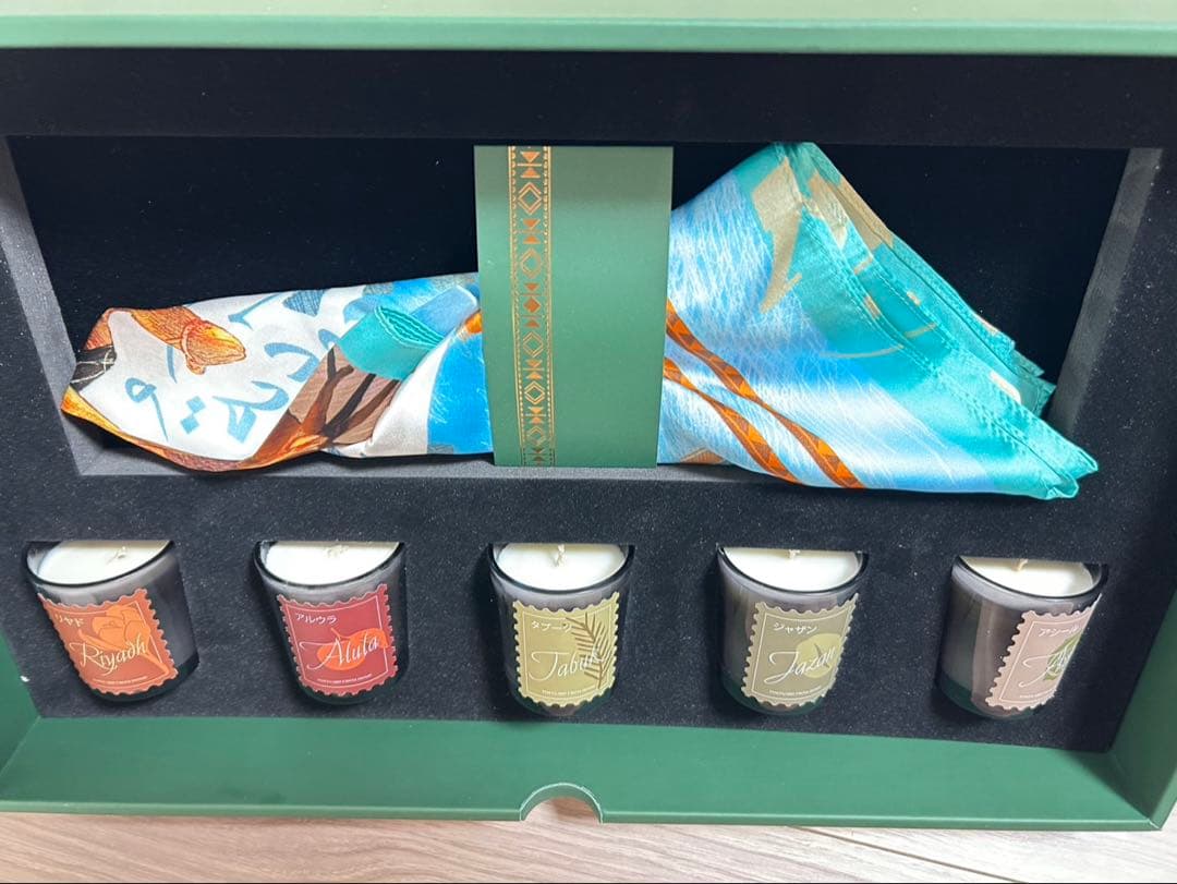 大阪万博　サウジアラビア館　アロマキャンドルセット