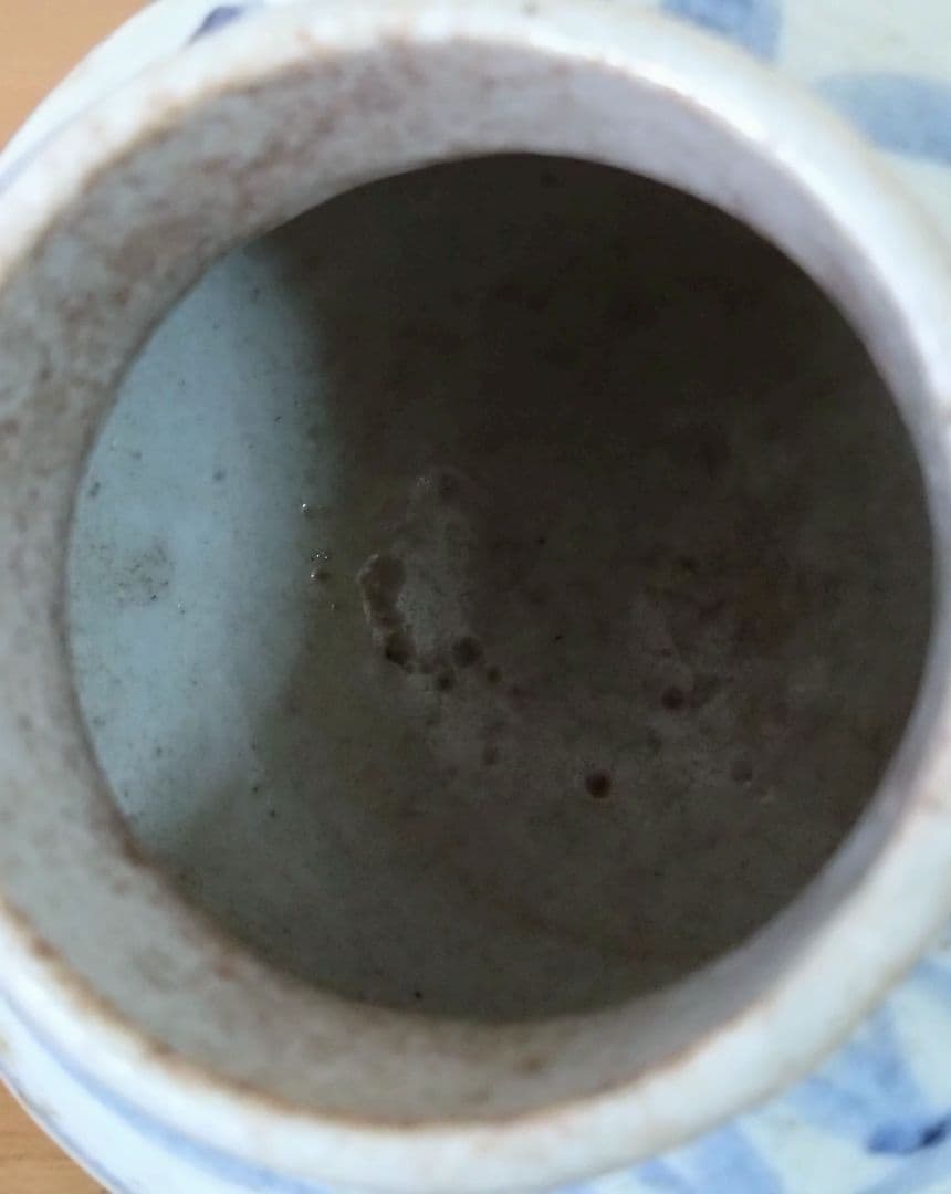 李朝染付小壺　古美術　李朝 小壺