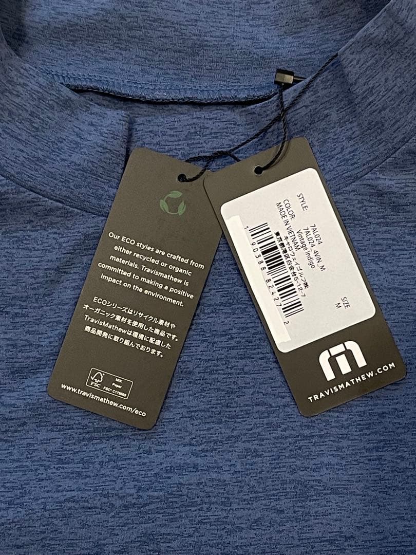 トラヴィスマシューTravisMathewゴルフウェア　ネイビー新品未使用タグ付