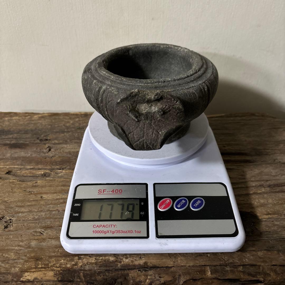 李朝　石製　香炉　祭器　朝鮮王朝　高麗　朝鮮王朝　骨董品　古民芸　古美術