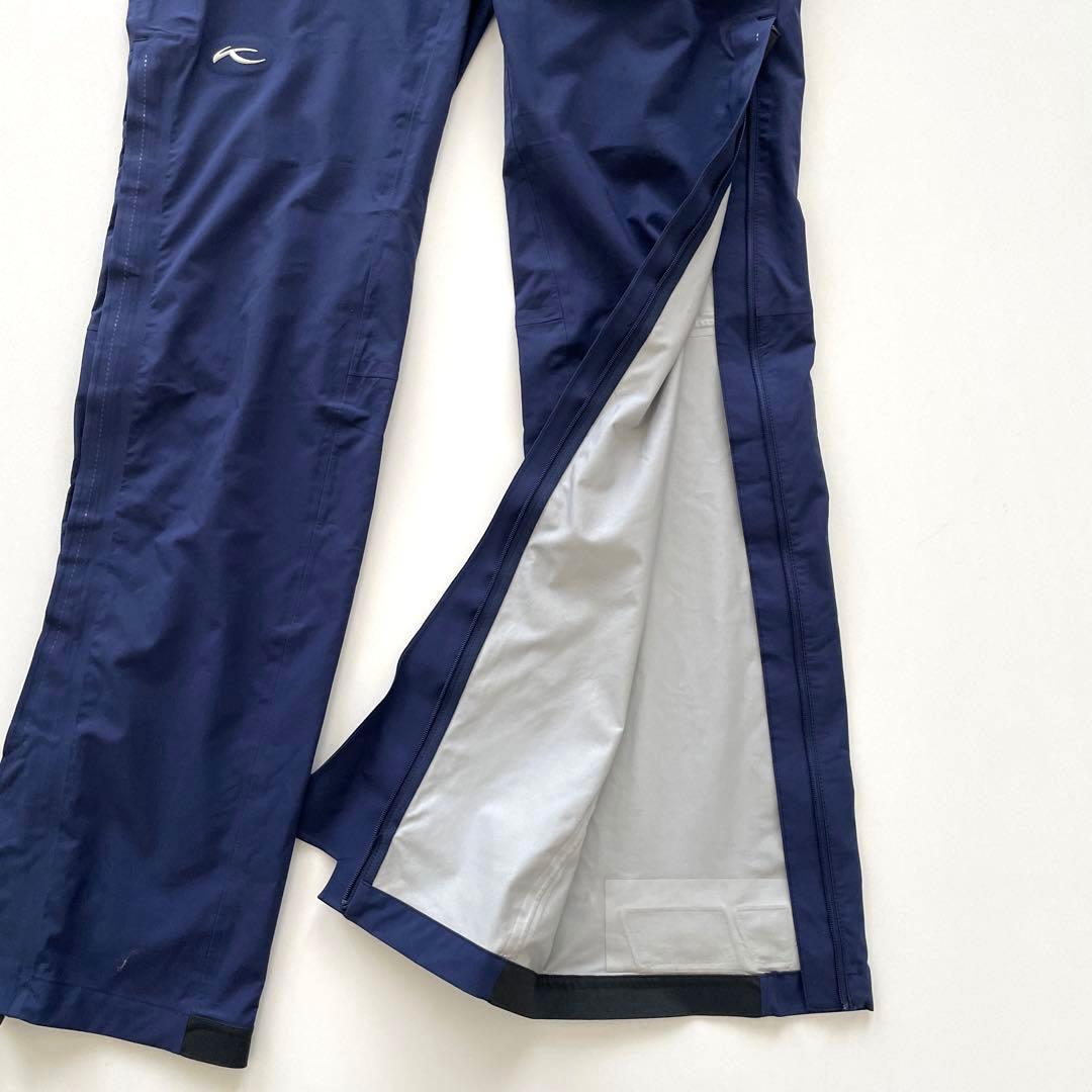 KJUSチュースレディース ゴルフ レインウェア セット　セットアップ　ネイビー