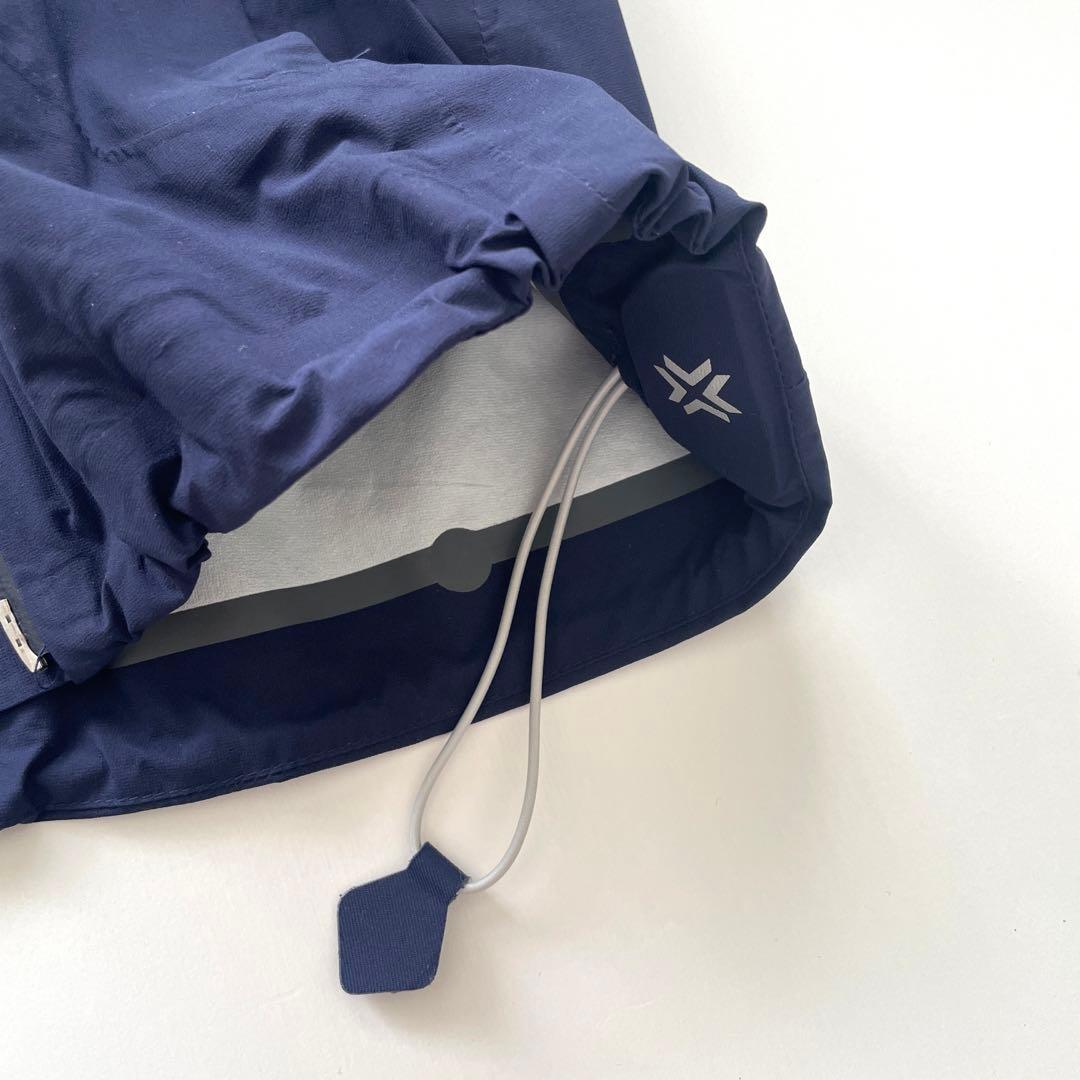 KJUSチュースレディース ゴルフ レインウェア セット　セットアップ　ネイビー