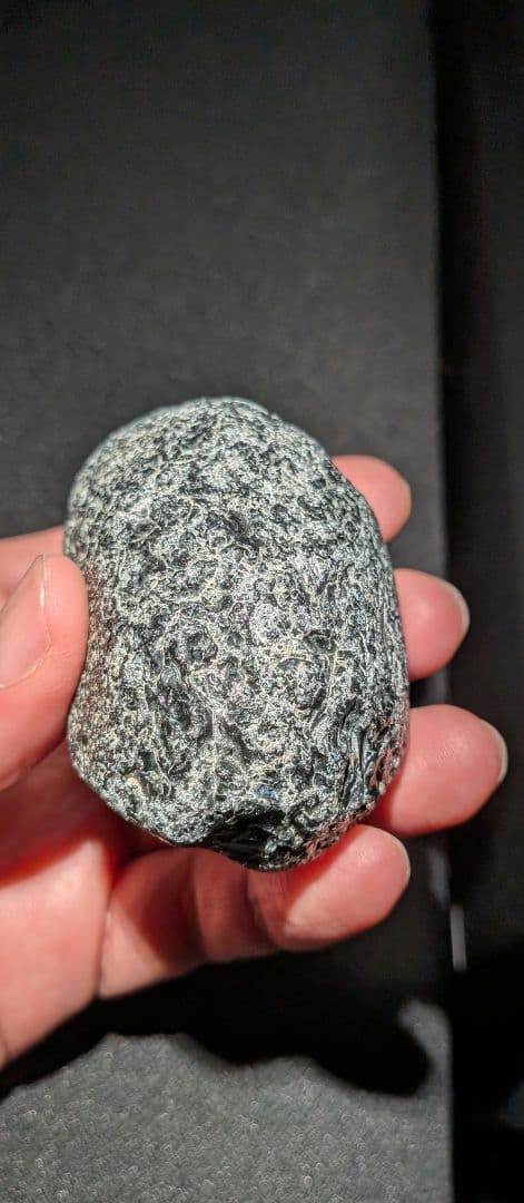 研磨品　十勝石玲瓏　複合色レインボーオブシディアン