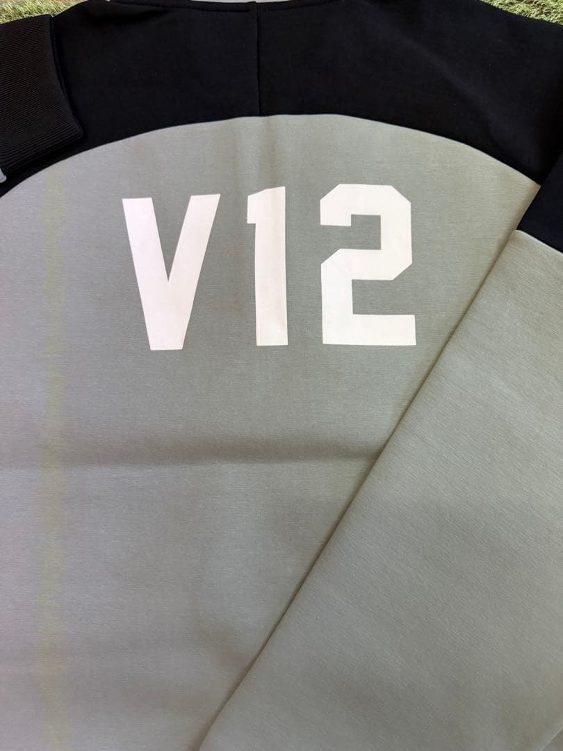 新品正規品【V12/XL】ダンボールニットハーフジップウェアジャケットスウェット