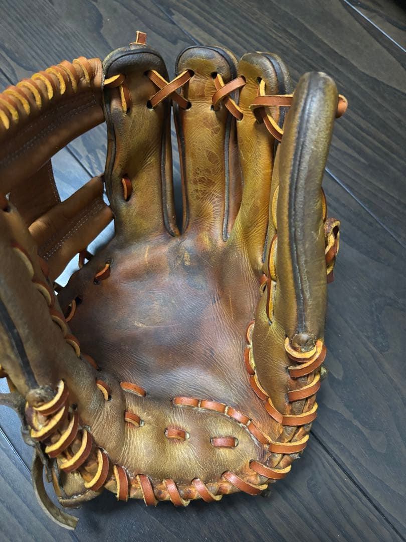 ミズノプロ　硬式グローブ ブラウン