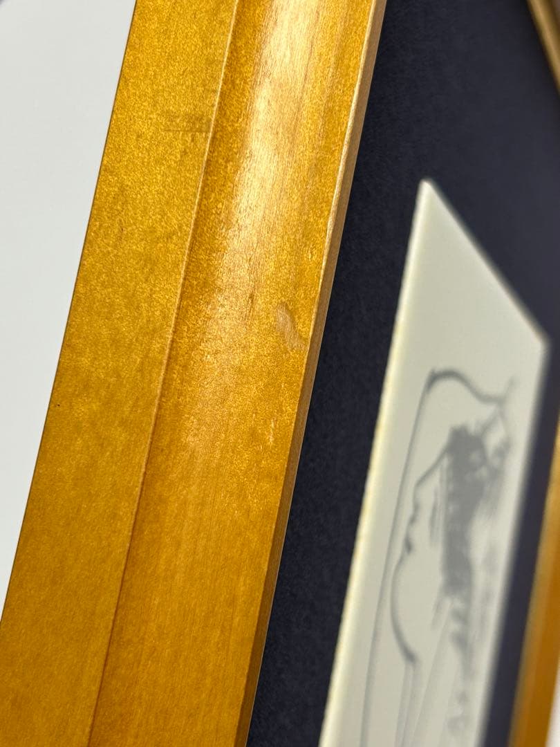 陶画 ピカソ 裸婦 陶額 瀬榮陶器