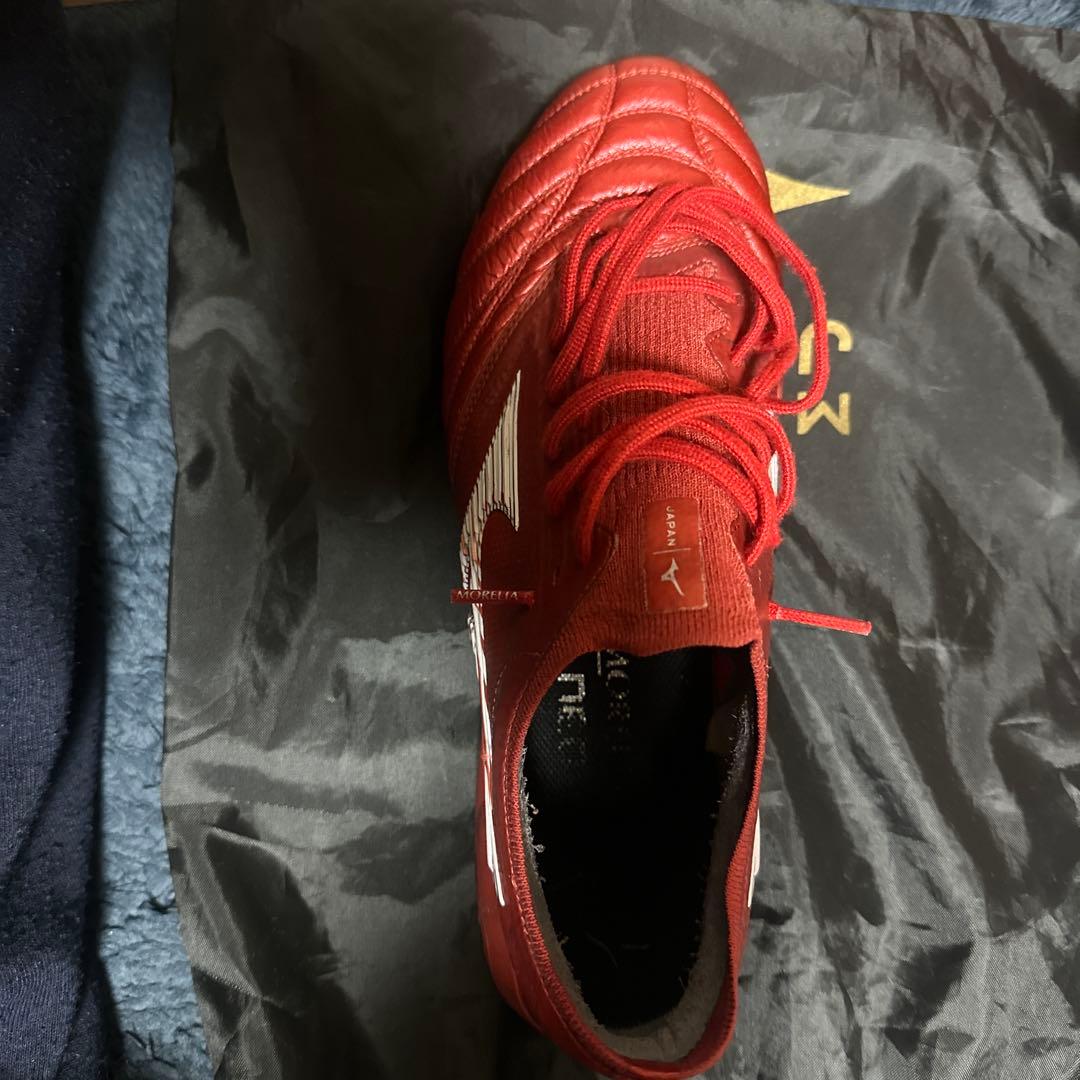 モレリアネオ 3βパッションレッド　海外限定　袋付き　25.5