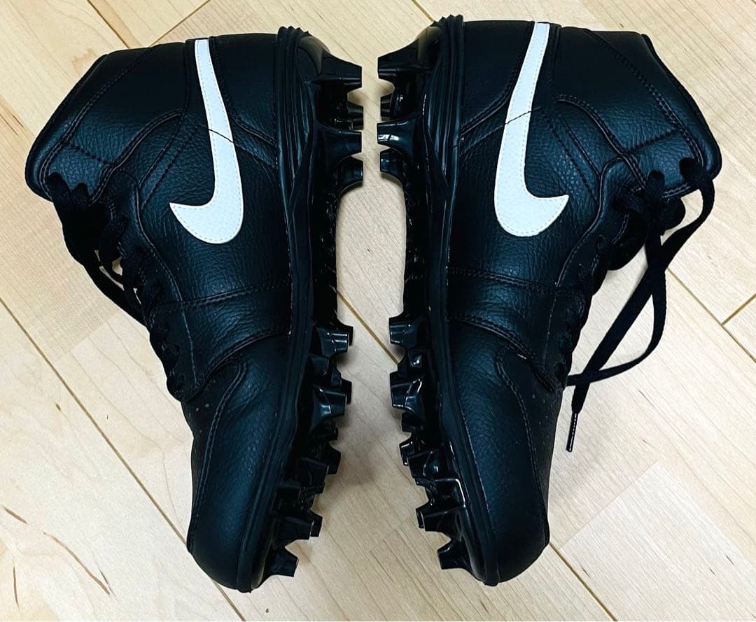【美品】NIKE Jordan 1 Mid TD アメフト スパイク 27.5