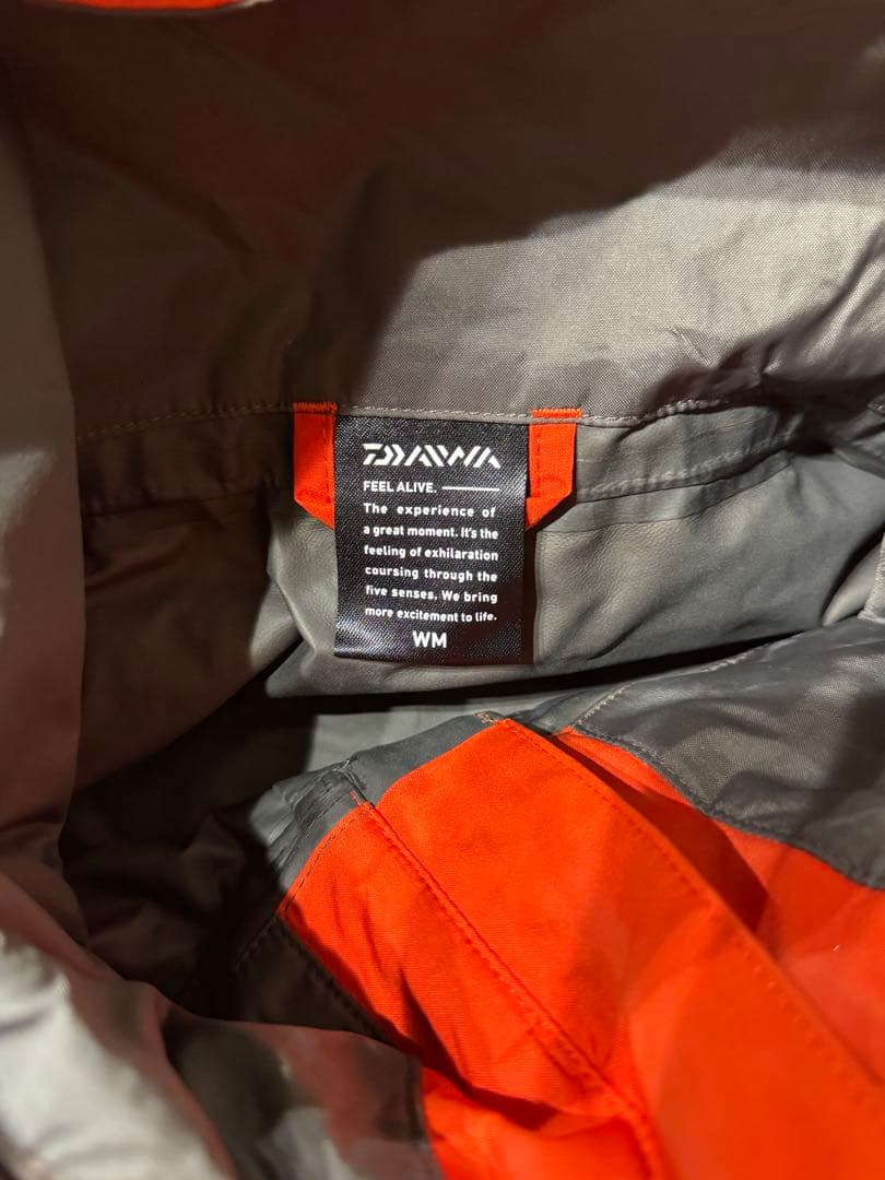 Daiwa GORE-TEX ジャケット&パンツ2点セット　オレンジ
