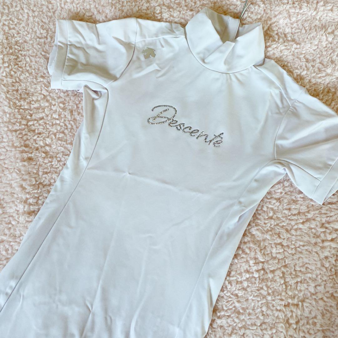 デサントゴルフ　LUXE クリスタルコレクション サイズ：S ピンクパープル