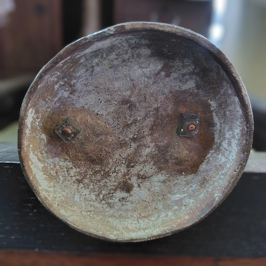 古銅 神武天皇 高岡 御尊像 ブロンズ 銅製 置物 仏像 唐金 アンティーク