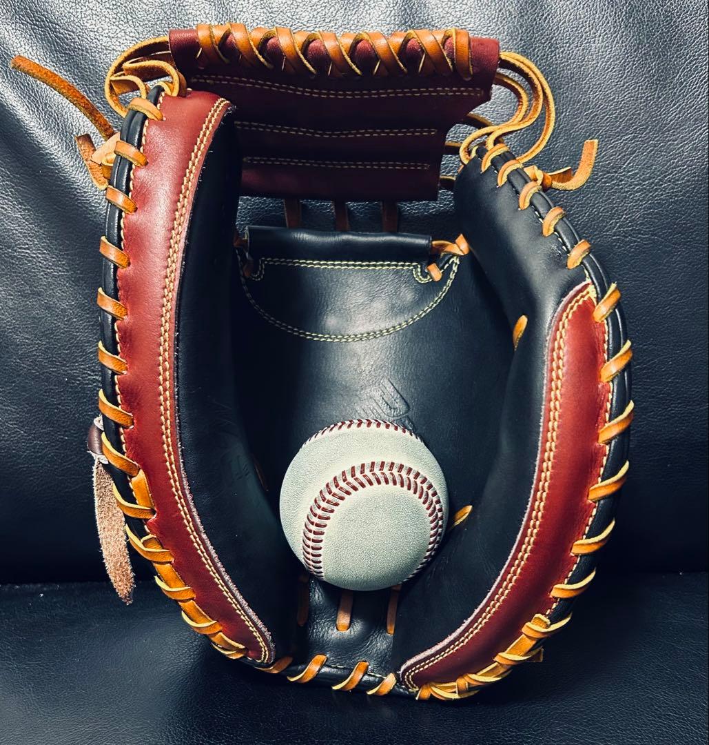 ZETT プロステイタス オーダー キャッチャーミット 小林 屋外未使用型付け済