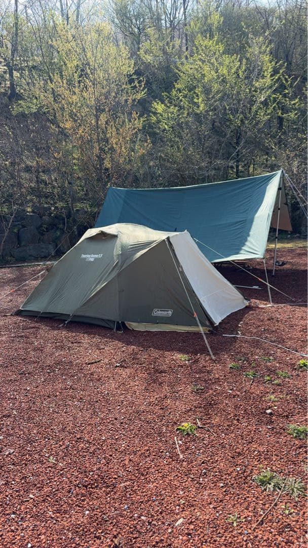 コールマンツーリングテントLX アルミポール仕様　新Gシート付き