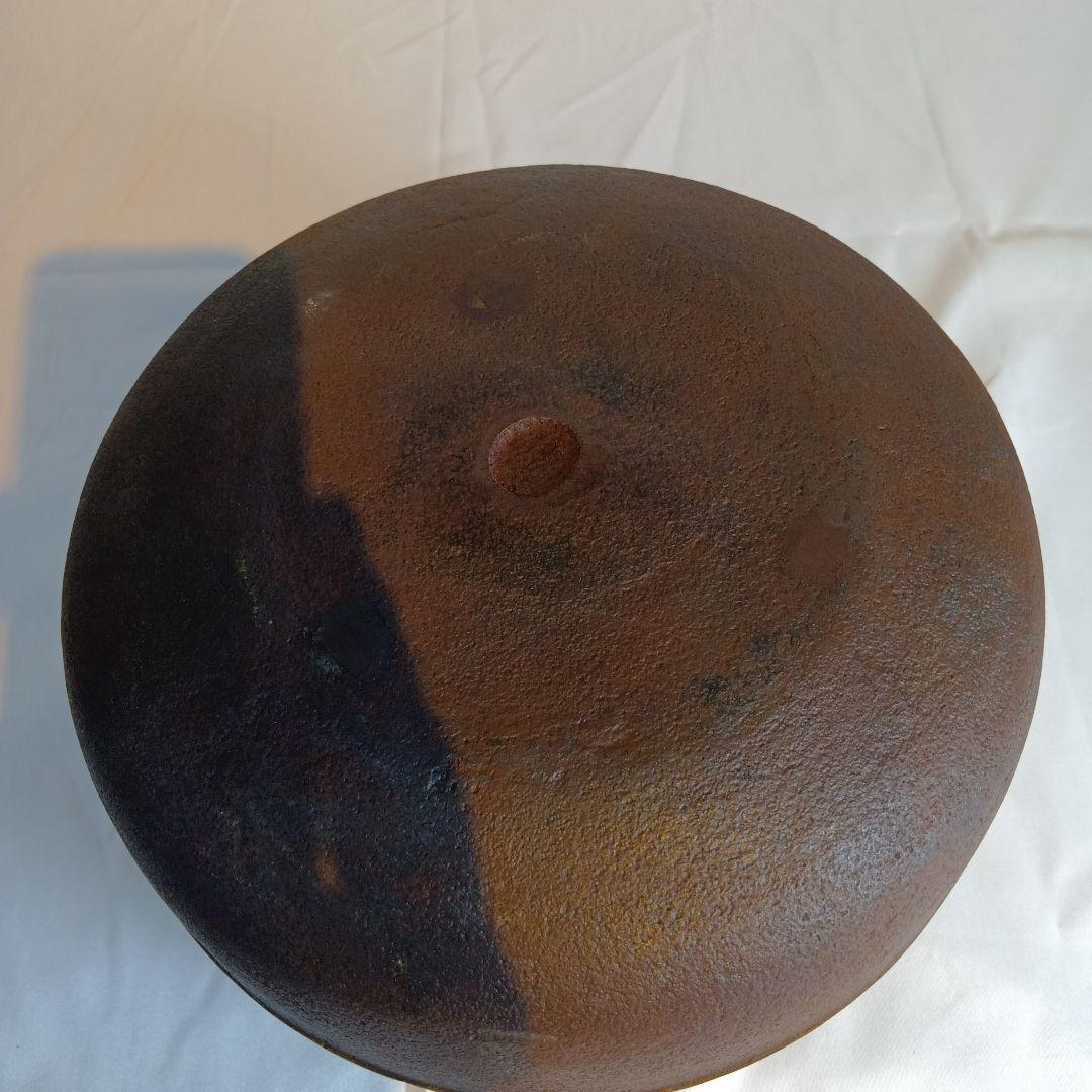 値下げ茶道具　和田美之助　織部釜　共箱