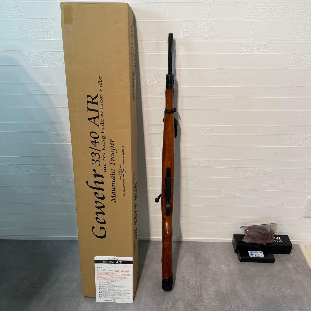 タナカ　kar98k マウンテントゥルーパー　Gewehr 33/40 盛り盛り