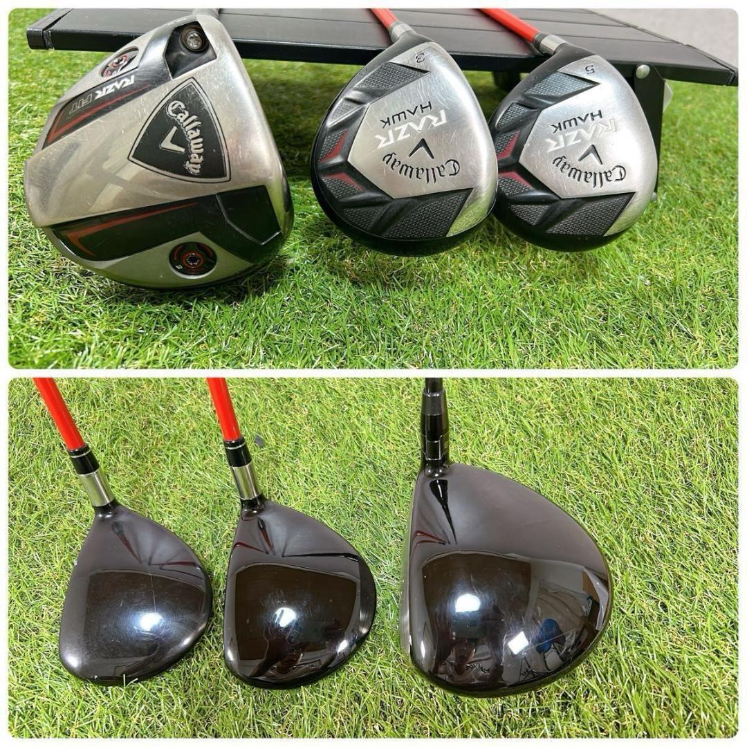 キャロウェイ ゴルフ クラブセット メンズ 13本 初心者 左 S レフティ