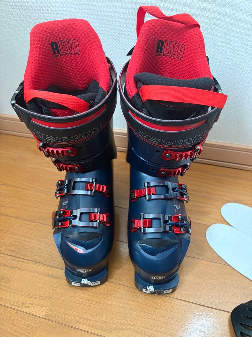新品REXXAM REVO 120 S スキーブーツ ネイビー　24-24.5