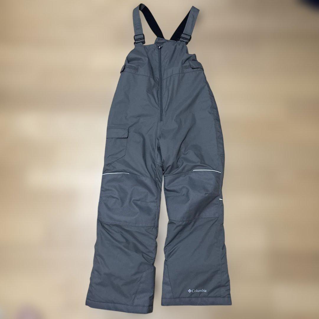 Columbia 子供用フード付きジャケット ネイビー/グレー　上160下150