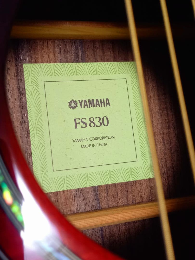YAMAHA FS830 新品同様 DSR 現行機種 アコースティックギター