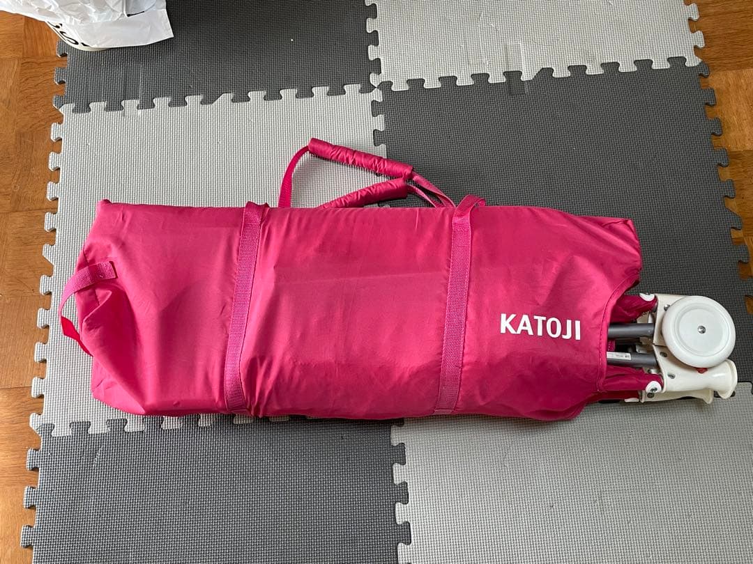 ▲KATOJI/カトージ 折りたたみベビーベッド プレイヤード