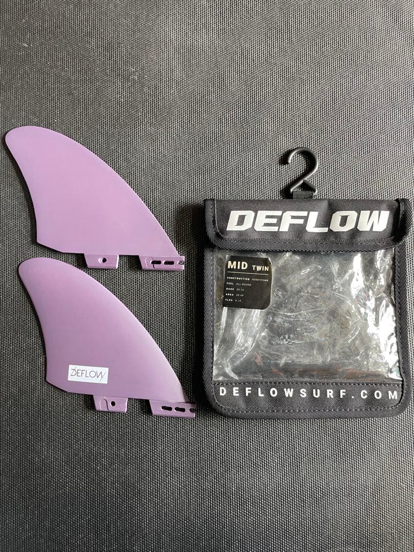Deflow TWINMID / EVO -VIOLET ￼人気のツインフィン￼