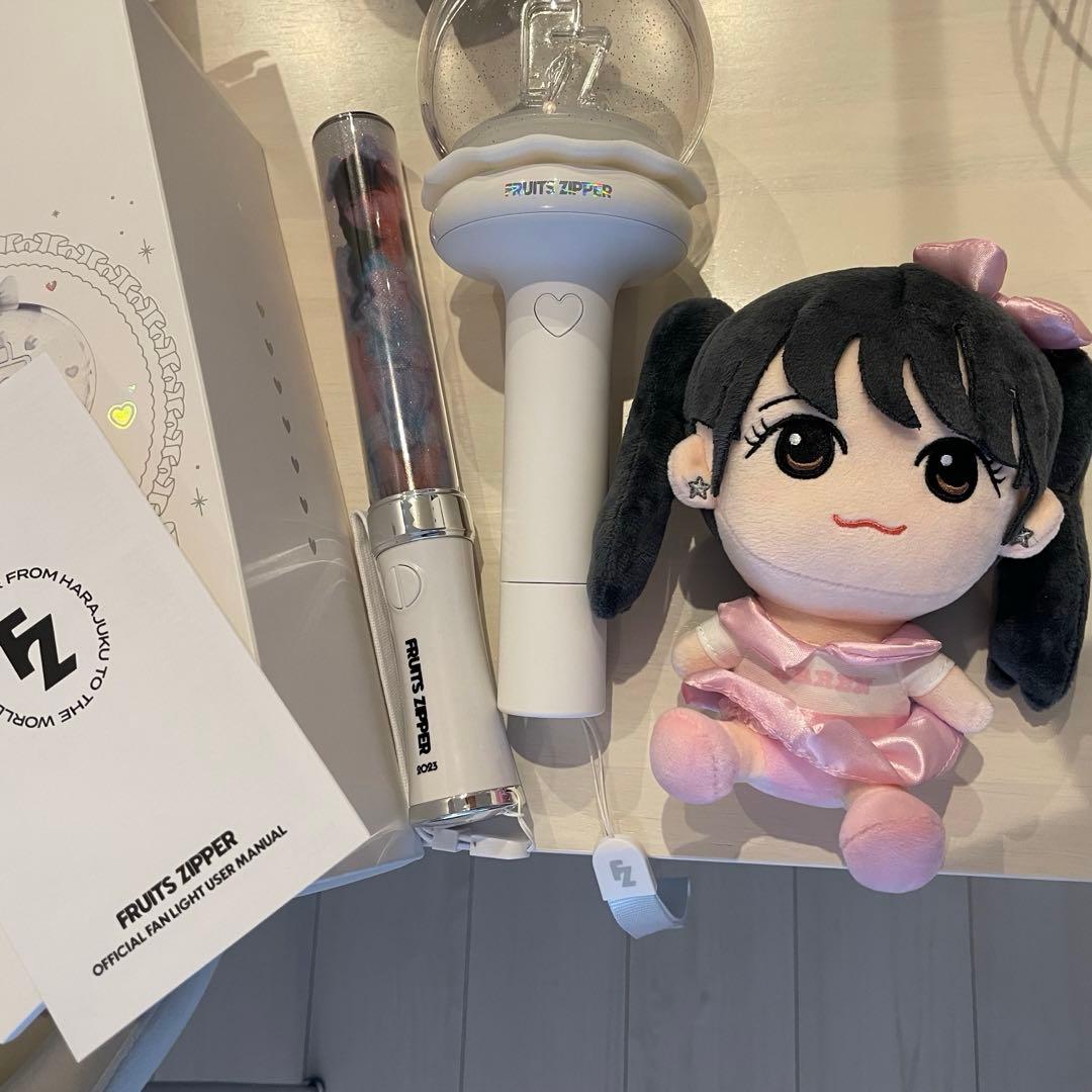 ちびぬい・ペンライト2種セット（フルーツジッパー）