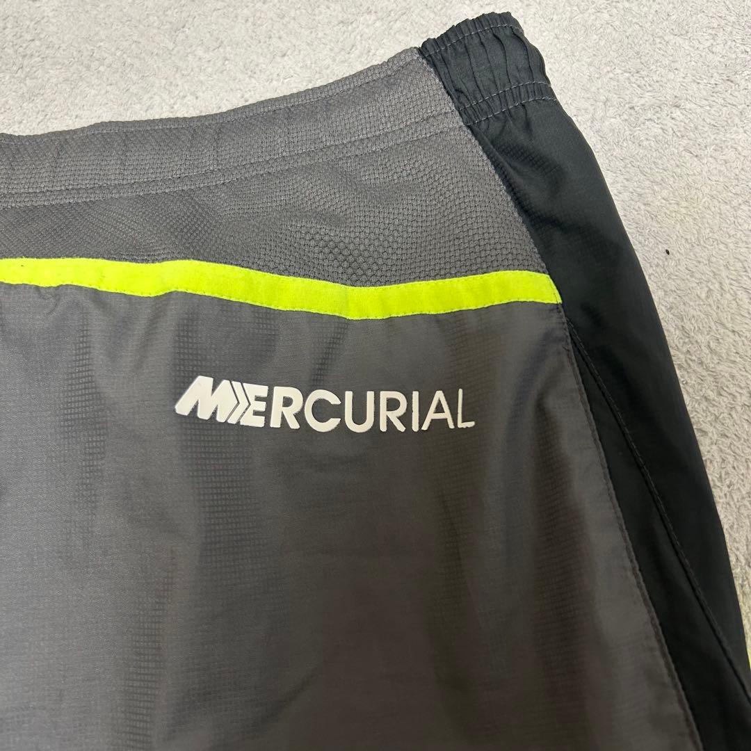 ナイキ スウッシュ ピステ 上下セット ナイロン 黒 グレー 蛍光イエロー XL