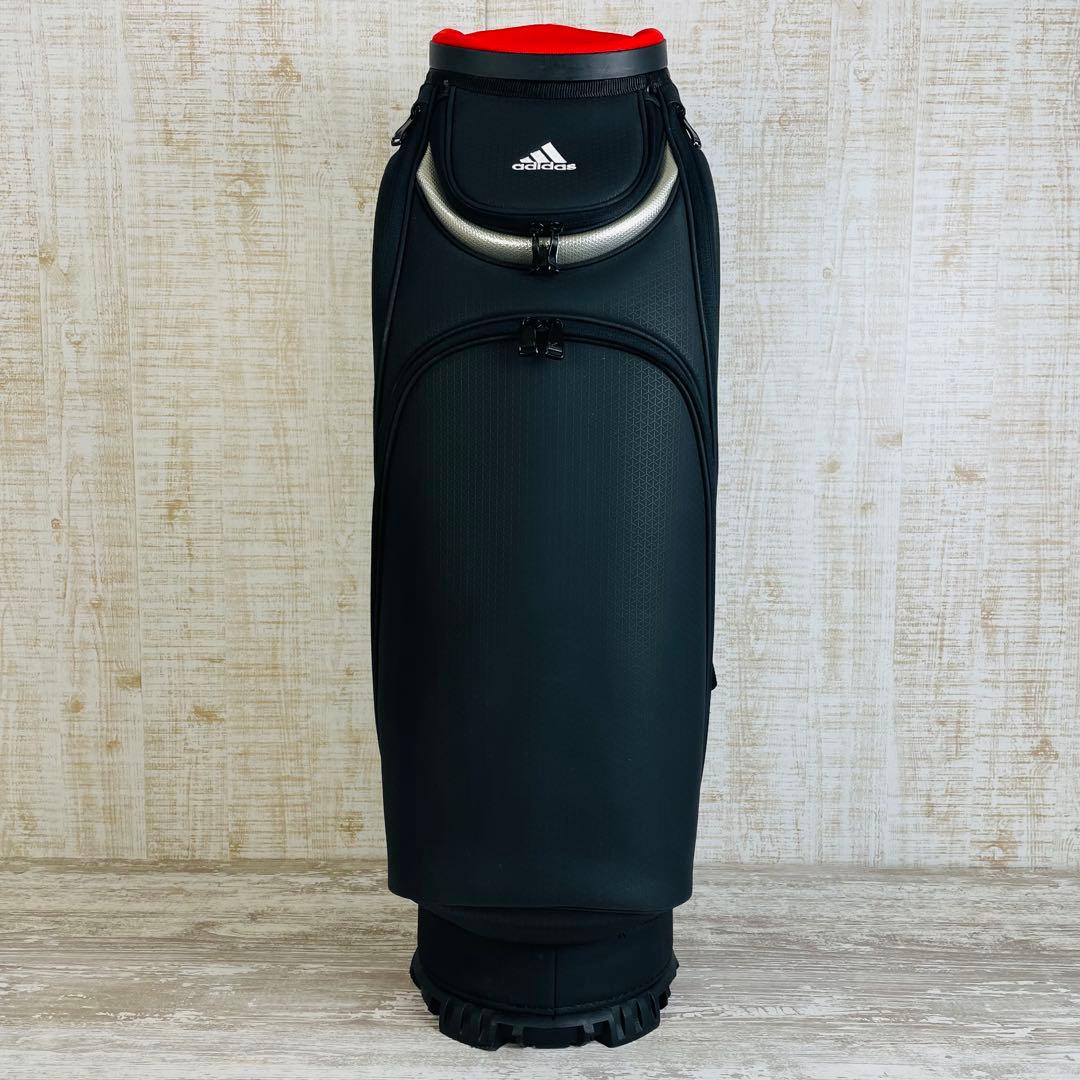 adidas アディダス　ツアープロダイナミック キャディバッグ 鏡面3ライン