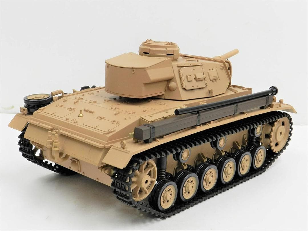 技術基準適合証明済 ヘンロン 1/16 戦車ラジコン ドイツ陸軍 Ⅲ号 H型
