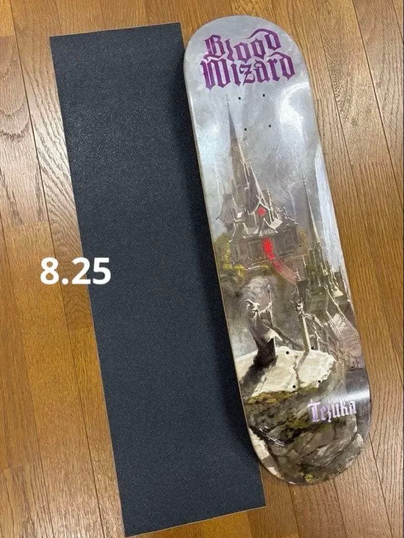 スケートボード デッキ bloodwizard 8.25インチ＋デッキテープ