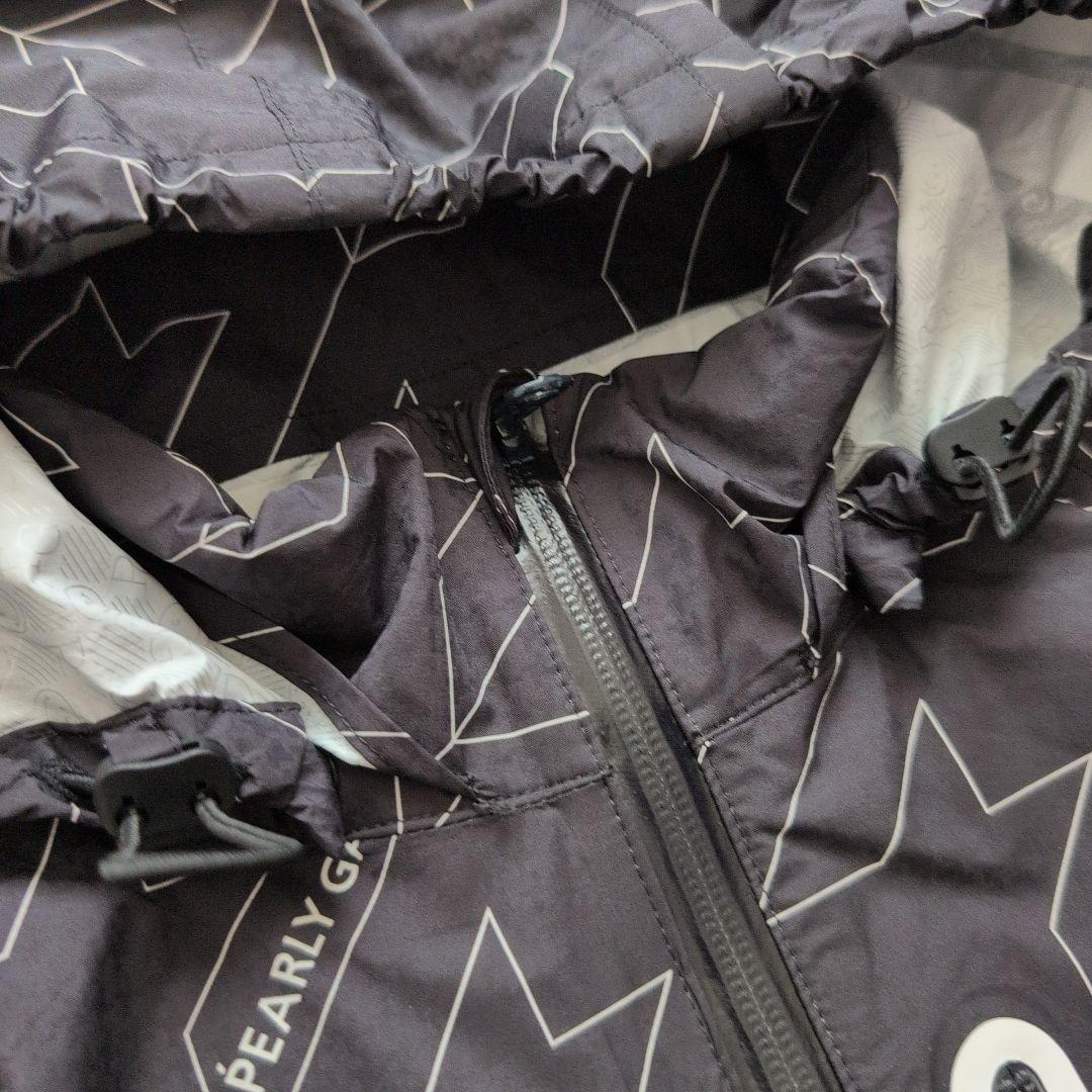 【未使用】パーリーゲイツ　3way千鳥柄レインワンピース 収納ポーチ　L