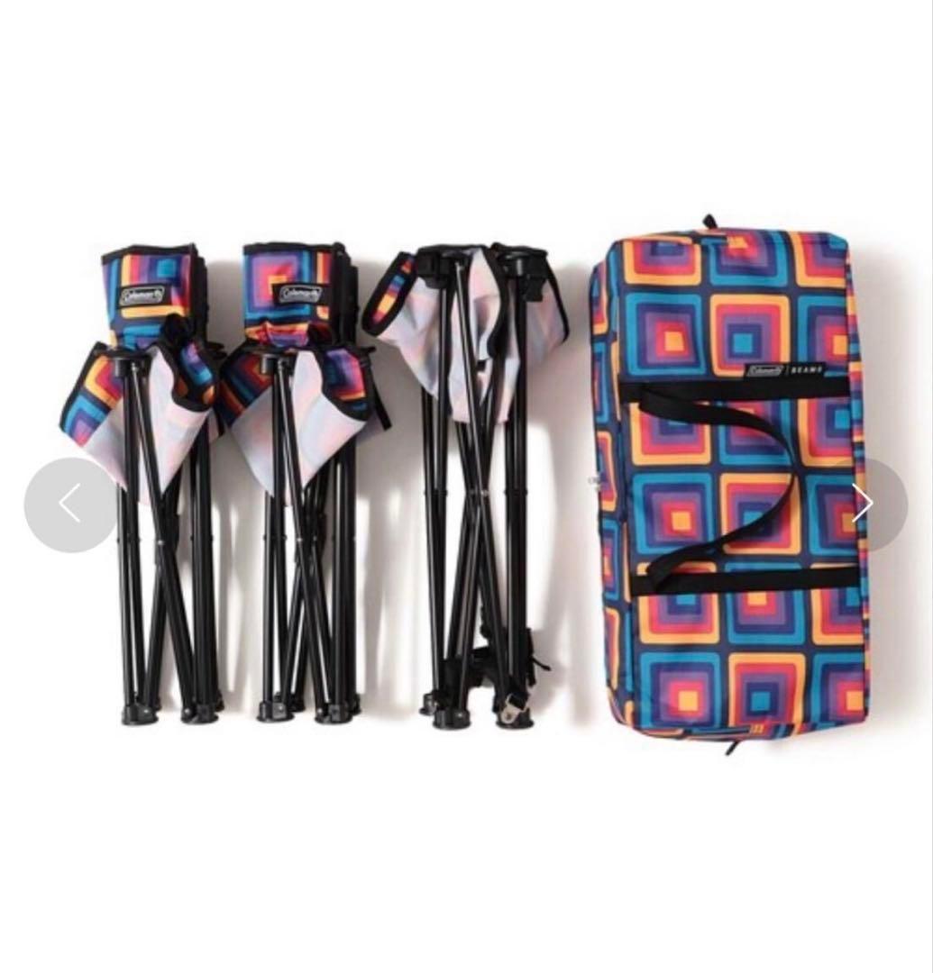 ❣️Coleman × BEAMS❣️別注 コンパクト チェア テーブル セット