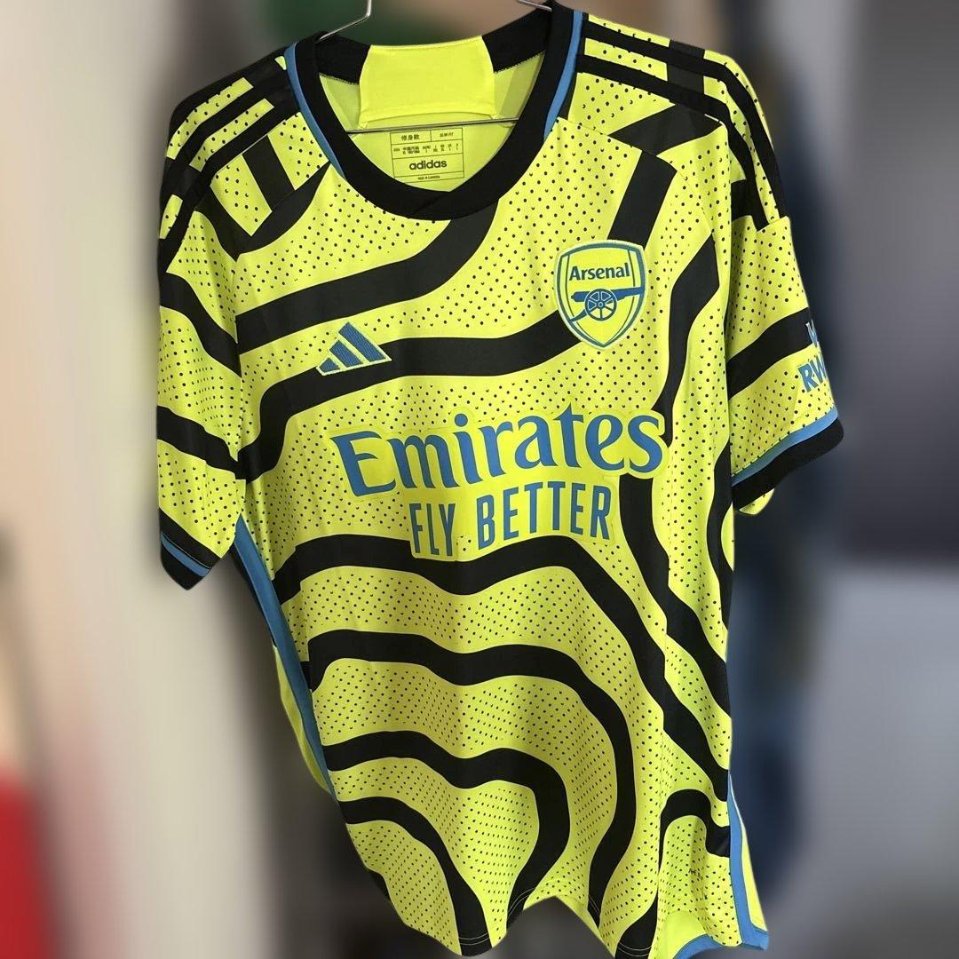 アーセナル adidas 蛍光イエロー シャツ