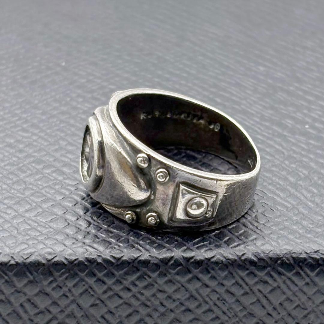 仮面ライダー ベルトモチーフ シルバーリング タイフーン 21号 1998 希少