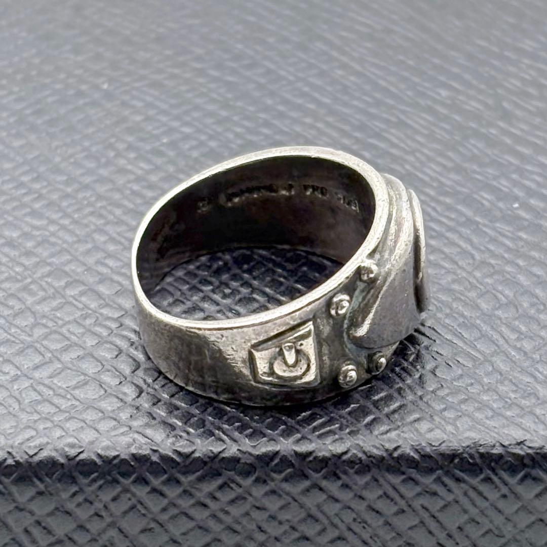 仮面ライダー ベルトモチーフ シルバーリング タイフーン 21号 1998 希少