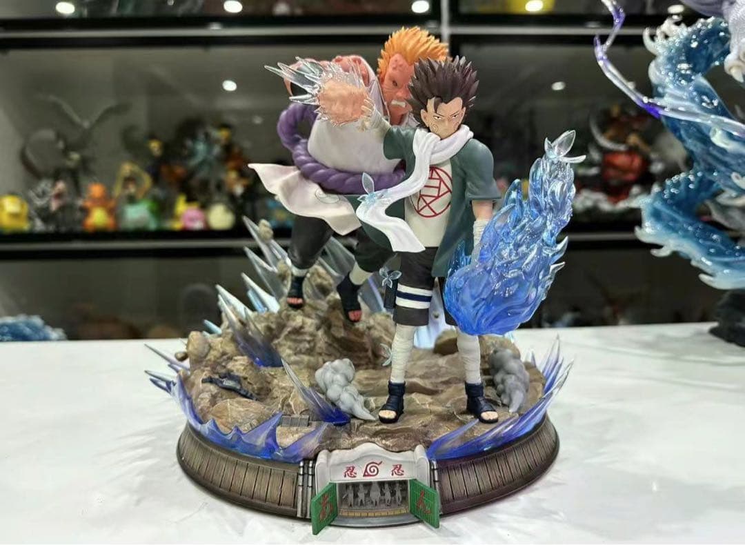 ナルト 秋道チョウジ vs じろうぼう ガレージキット ガレキ スタチュー