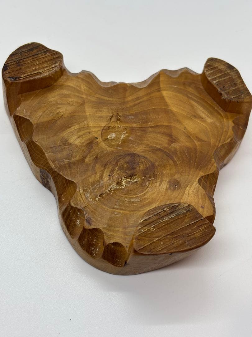 #★天然水晶★観音像 彫刻置物 木製台座付き