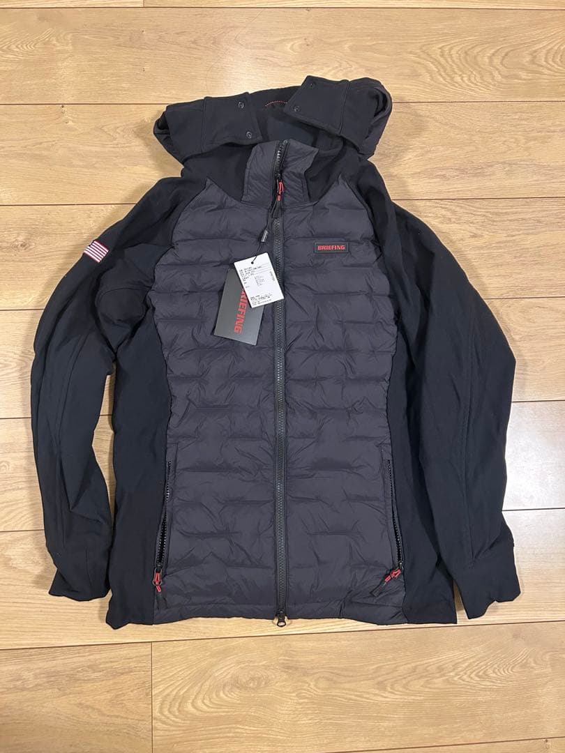 【新品・未使用】 MENS Sサイズハイブリッド ストレッチ ダウンパーカー