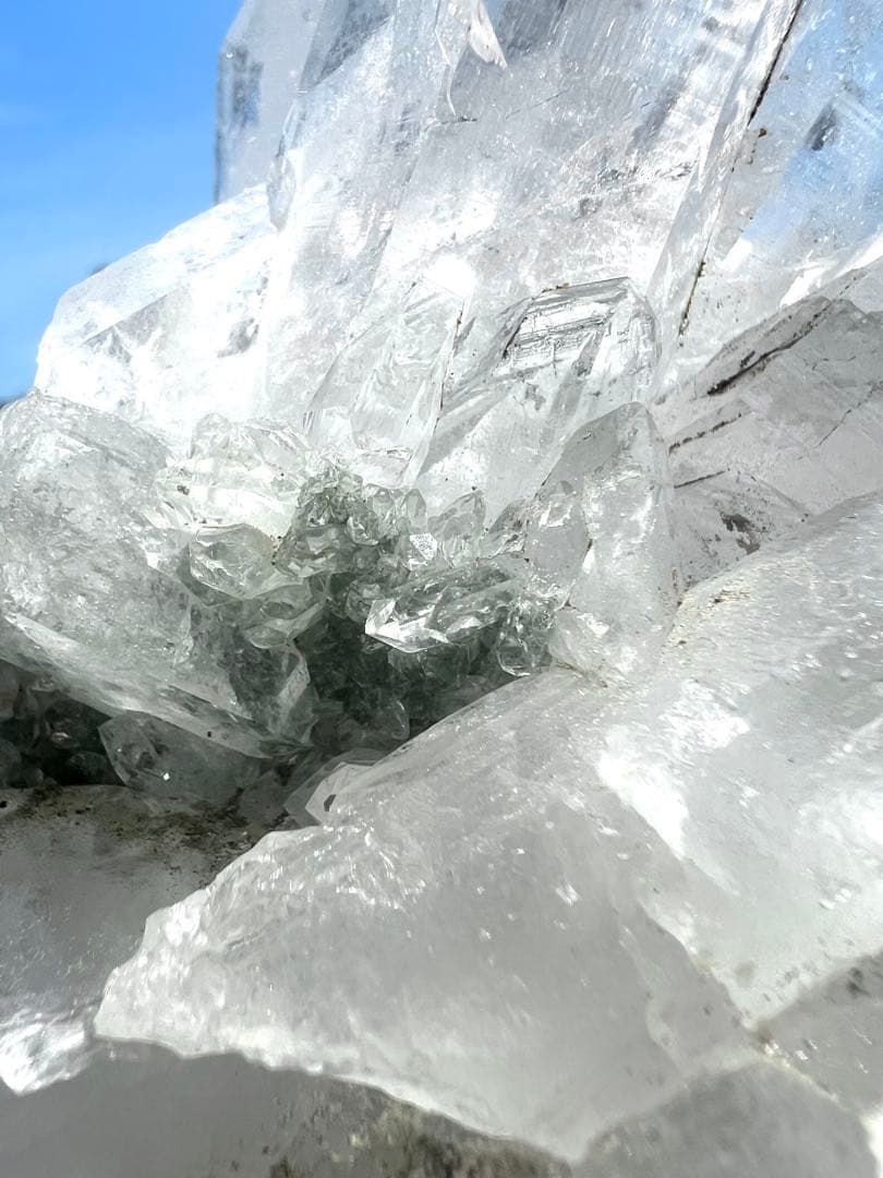 美✨1.3kg!希少✨AAAAA 宝石質 マニハール水晶 ✨大天使ミカエルの神殿