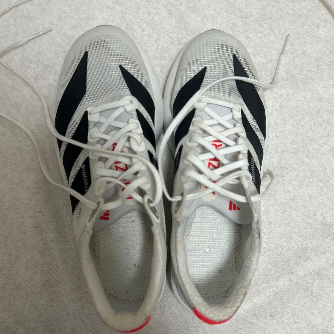 adidas ランニングシューズ ホワイト/ブラック