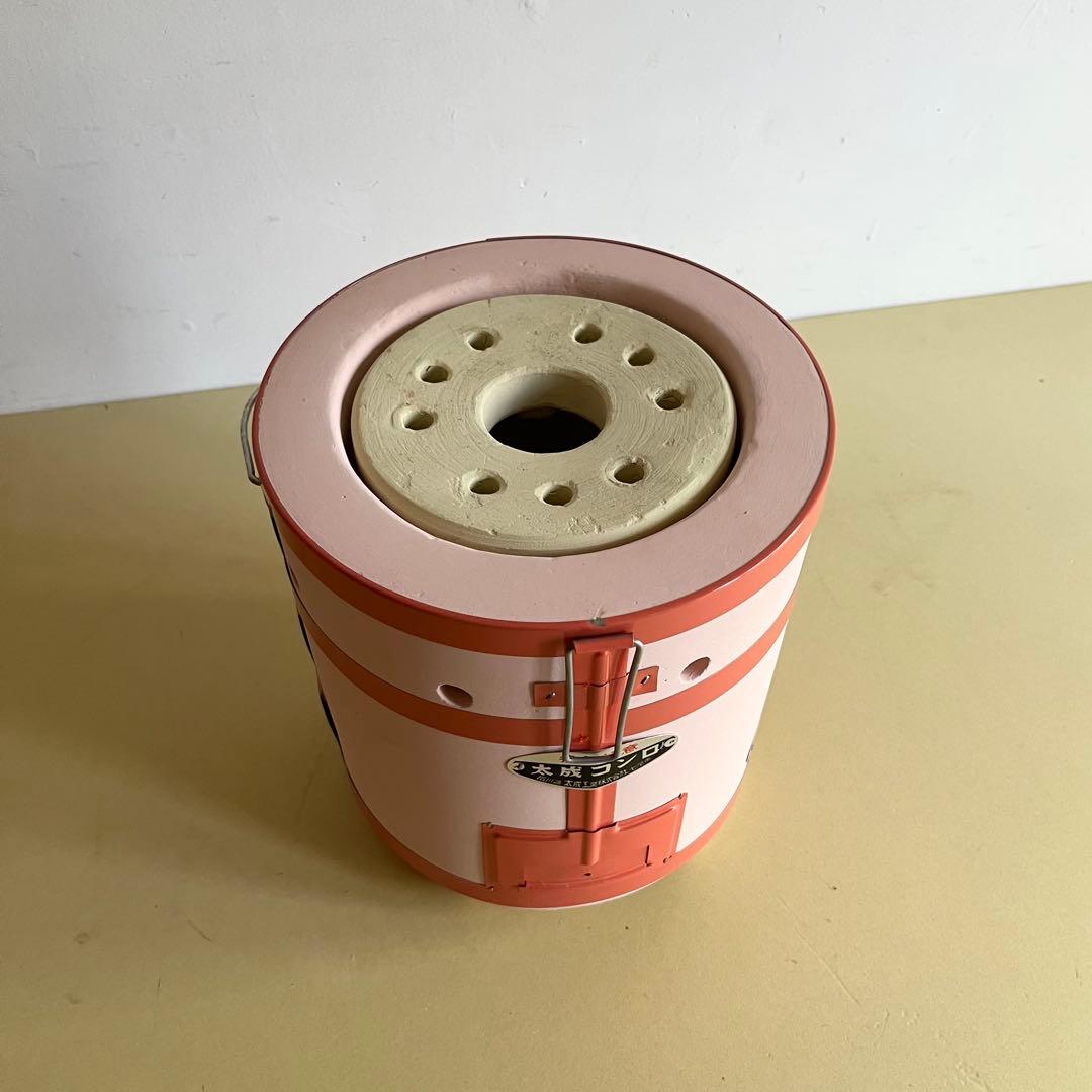 太成コンロ 練炭コンロ 4号 能登産天然珪藻土七輪　　　 お値下げ